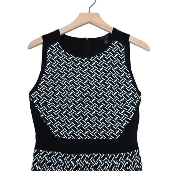 WHBM Womens S Fit & Flare Jacquard Sweater Dress - Picture 4 of 12